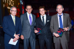 2015 Stem Cell Heroes Jeff Gernsheimer, Stephen M. Ross, Mark McCauley, and Jack Gernsheimer